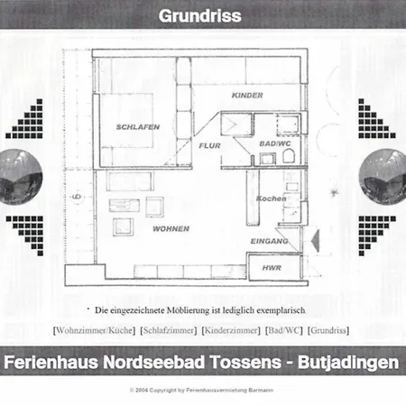 In Tossens Mit Moeblierter Terrasse *