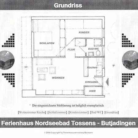 In Tossens Mit Moeblierter Terrasse